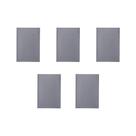 Kit 5x Espelho Placa Cega Cinza 4x2 Legrand Pial Plus+