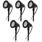 Kit 5x Espeto De Jardim 3W IP65 Bivolt Verde Kit 5x Espeto De Jardim 3W IP65 Bivolt Verde