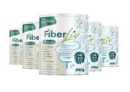 Kit 5x FíberLiv 7 Fíbras suplemento em pó 250g Lauton