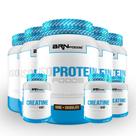 KIT 5x Iso Protein 900g + 3x Creatina 300g - BRN Foods