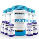 KIT 5x Iso Protein 900g + 5x Creatina 300g - BRN Foods