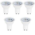 Kit 5x Lâmpada Dicróica LED MR16 GU10 6,5W 2700K Bivolt