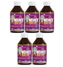 Kit 5x Neurix Kids Vitaminas e Minerais 150ml sabor uva Flora Nativa do Brasil