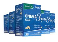Kit 5x Ômega 3 Pro meg3 900mg 60 cápsulas Lauton Kit 5x Ômega 3 Pro meg3 900mg 60 cápsulas Lauton