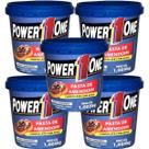Kit 5X Pasta de Amendoim Chocolate com Avelã - 1005g - Power One