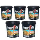 Kit 5X Pasta de Amendoim Integral - 1000g - Power One