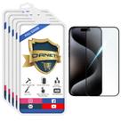 Kit 5x Película Vidro 3d Para iPhone 15 15 Plus 15 Pro Max