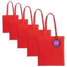 Kit 5x Sacola Ecobag em Algodão Reciclado e Poliéster Breeze TopGet Kit 5x Sacola Ecobag em Algodão Reciclado e Poliéster Breeze TopGet