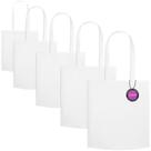 Kit 5x Sacola Ecobag em TNT Premium 37x41cm Termo Selado Malta TopGet Kit 5x Sacola Ecobag em TNT Premium 37x41cm Termo Selado Malta TopGet