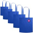 Kit 5x Sacola Ecobag em TNT Premium Termo Selado 38x41cm Aid TopGet