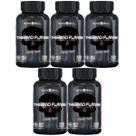 Kit 5X Thermo Flame Hardcore Termogênico - 120 Tablets - Black Skull