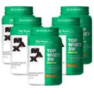 Kit 5X Top Whey 3W - 900g Café com Leite - Max Titanium