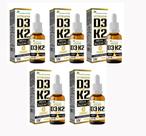 Kit 5x Vitamina em xarope D3 + K2 (20ml) sabor laranja - Flora Nativa Kit 5x Vitamina em xarope D3 + K2 (20ml) sabor laranja - Flora Nativa