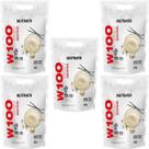 Kit 5X W100 Whey Concentrado - 900g Refil Baunilha - Nutrata