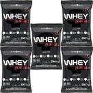 Kit 5X Whey Turbo - 907g Refil Chocolate - Black Skull