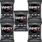 Kit 5X Whey Turbo - 907g Refil Morango - Black Skull