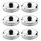Kit 6 Abafadores De Hamburguer 12 Cm