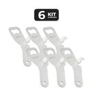 Kit 6 abridor inox pro para garrafas e latas 14,5 cm