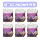 Kit 6 Absorventes de Seio Macio Suave 180UN (6 pacotes com 30 un cada)