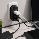 kit 6 Adaptador Benjamin Triplo 3 Pinos Preto Com Interruptor Liga Desliga Bivolt 10A Ideal Para Tomadas Residenciais Escritório kit 6 Adaptador Benjamin Triplo 3 Pinos Preto Com Interruptor Liga Desliga Bivolt 10A Ideal Para Tomadas Residenciais Escritório