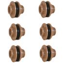 Kit 6 Adaptador C/ Borracha Vedação 1/2 P/ Caixa Água 20mm