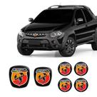 Kit 6 Adesivos Abarth P/ Strada 2006 Até 2020 Genérico Kit 6 Adesivos Abarth P/ Strada 2006 Até 2020 Genérico