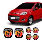 Kit 6 Adesivos Emblemas Abarth Fiat Novo Palio 2012 Até 2017 Kit 6 Adesivos Emblemas Abarth Fiat Novo Palio 2012 Até 2017