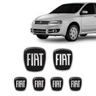 Kit 6 Adesivos Fiat Stilo 2008 Até 2011 Black Piano Resinado Kit 6 Adesivos Fiat Stilo 2008 Até 2011 Black Piano Resinado