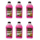 KIT 6 Aditivo Radiador Rosa Pronto Uso