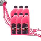Kit 6 Aditivos Radiador Paraflu Rosa Pronto Uso 1 Litro