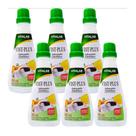 KIT 6 Adoçante Dietético Líquido Vitalab Vist Plus Zero Calorias Verde 90ml