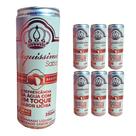 Kit 6 Águas Saborizadas Acquissima 350 ml Lichia Pack Fardo Tônica
