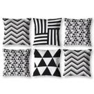 Kit 6 Almofadas Decorativa Sala Quarto Sofá Estampadas 40cm x 40cm