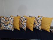 Kit 6 almofadas Decorativas 40x40 - CONFORTE ALMOFADAS