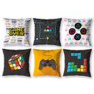 Kit 6 Almofadas Infantil Menino Estampadas 40cm x 40cm Digital Decorativa