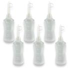 Kit 6 - Almotolias Branca Transparente 250ml Bico Reto - Labor Kit 6 - Almotolias Branca Transparente 250ml Bico Reto - Labor
