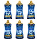 Kit 6 Amaciantes Concentrados Baby Soft Carinho e Cuidado 1,5l