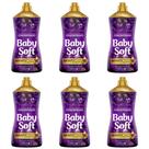 Kit 6 Amaciantes Concentrados Baby Soft Inspiração Fascinante 1,5L