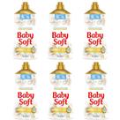 Kit 6 Amaciantes Concentrados Baby Soft Pureza e Delicadeza 1,5l