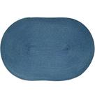 Kit 6 Americano Requinte Liso Para Mesa Oval 30x45cm Navy