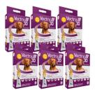 Kit 6 Antipulgas Carrapatos Ceva Vectra 3D P/ Cães 1,5 a 4Kg