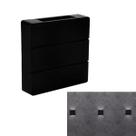 Kit 6 Arandela Led Taschibra Bivolt Pilar Preto 6w 3000/6500 Kit 6 Arandela Led Taschibra Bivolt Pilar Preto 6w 3000/6500