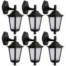Kit 6 Arandelas Coloniais Externas Luminária de Parede Preta Bivolt 20W Retrô Jardim Dital Kit 6 Arandelas Coloniais Externas Luminária de Parede Preta Bivolt 20W Retrô Jardim Dital
