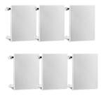 Kit 6 Arandelas Frahm Quadrada 6 40 Watts Rms 8 Ohms - Branca Kit 6 Arandelas Frahm Quadrada 6 40 Watts Rms 8 Ohms - Branca