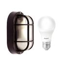 Kit 6 Arandelas Tartaruga Externa Com Grade + 6 Lâmpadas LED Kit 6 Arandelas Tartaruga Externa Com Grade + 6 Lâmpadas LED