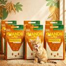 Kit 6 Areia Gato Mandii 15,6Kg MAndioca Fibra Super Fina