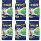 Kit 6 Areias Sanitárias Para Gatos Kelco Pipicat Classic 4kg Kit 6 Areias Sanitárias Para Gatos Kelco Pipicat Classic 4kg