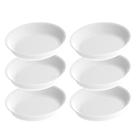 Kit 6 Assadeiras Redonda Branco Opaline Marinex 2l Kit 6 Assadeiras Redonda Branco Opaline Marinex 2l