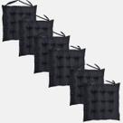 KIT 6 Assentos Almofadas Futon Cadeira Cheia Decorativa Sofá Poltrona Cama Fita Para Amarrar 40x40cm KIT 6 Assentos Almofadas Futon Cadeira Cheia Decorativa Sofá Poltrona Cama Fita Para Amarrar 40x40cm