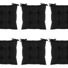 Kit 6 Assentos Futton Almofada 4 Furos De Cadeira Poltrona Futon 40x40-liso